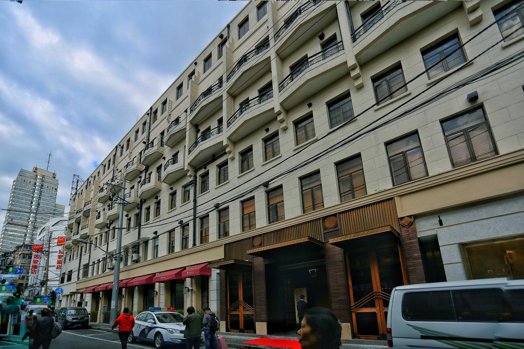 Jinjiang Metropolo Classiq Shanghai Nanjing Road Exterior foto